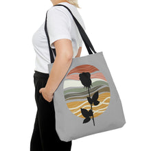 Load image into Gallery viewer, Black Rose Retro High Quality Tote Bag
