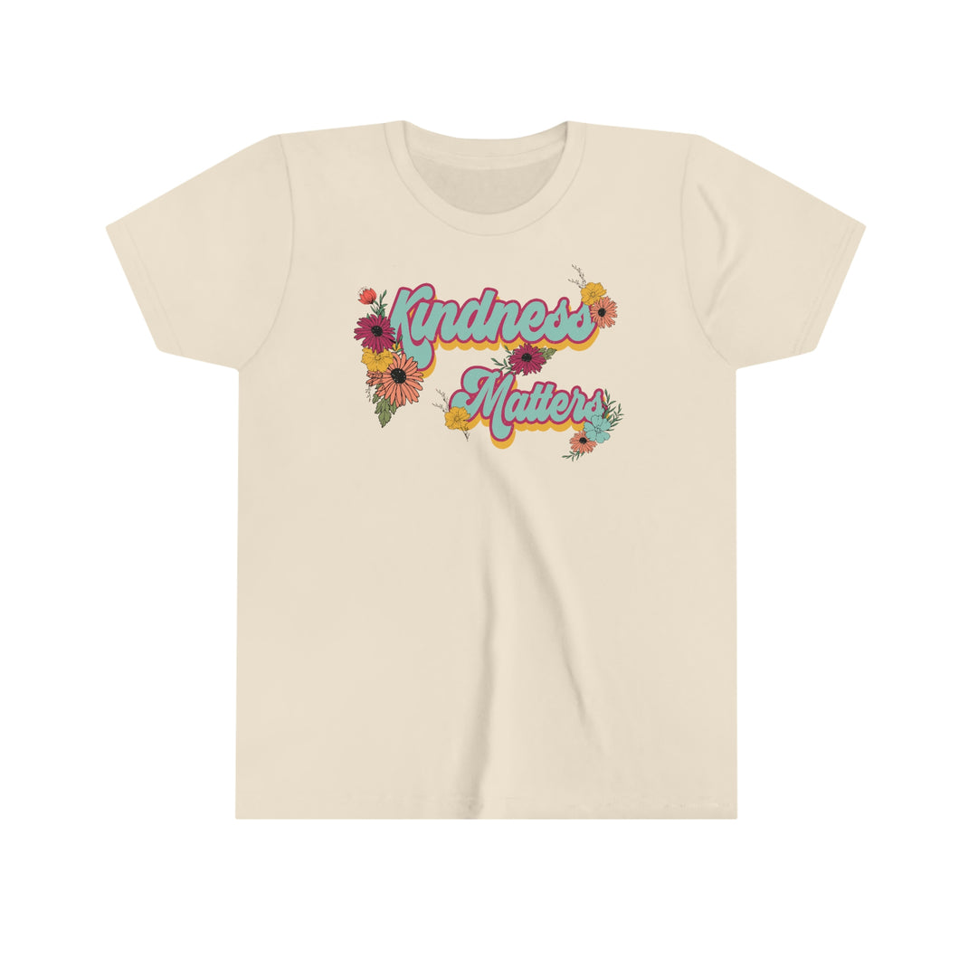 Kindness Matters Girls Youth Retro T-shirt