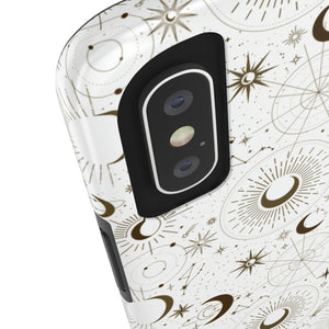 Sun and Moon White Phone Case, Case-Mate