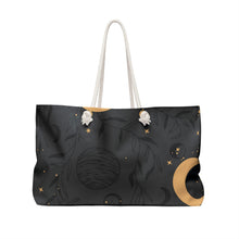 Load image into Gallery viewer, Celestial Moon Weekender/Beach Bag
