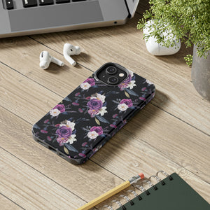 Purple Rose Tough Phone Case, Case-Mate