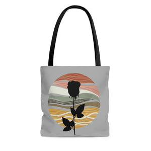 Black Rose Retro High Quality Tote Bag