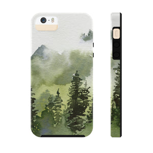 Watercolor Mountains Tough Phone Case, Case-Mate