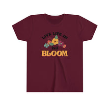 Load image into Gallery viewer, Live Life In Full Bloom Youth Retro T-shirt
