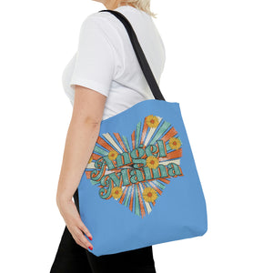 Angel Mama Blue High Quality Tote Bag