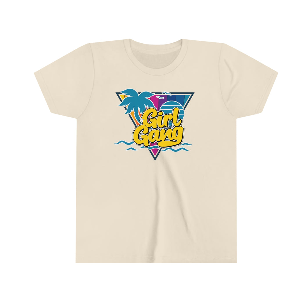 Girl Gang Geometric Girls Retro T-shirt