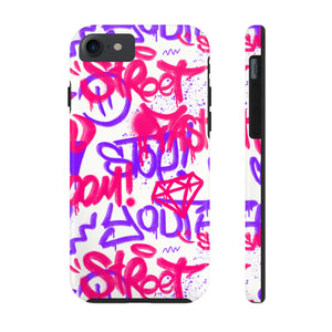 Graffiti Pink Tough Phone Case, Case-Mate