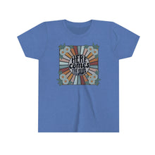 Load image into Gallery viewer, Here Comes The Sun Girls Youth Retro T-shirt
