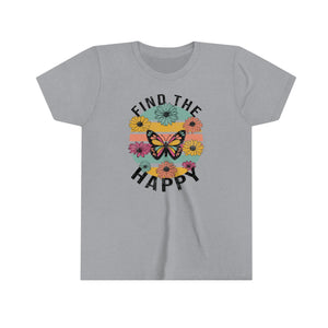 Find The Happy Youth Girls Retro T-shirt