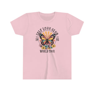 Self Love Club World Tour Youth Retro T-shirt