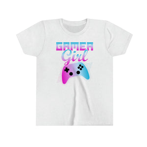 Gamer Girl Youth Girls Retro T-shirt