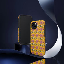 Load image into Gallery viewer, Retro 70&#39;s Mushrooms and Flowers Tough Phone Case, Case-Mate
