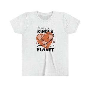 Create a Kinder Planet Pinks Girls Retro T-shirt