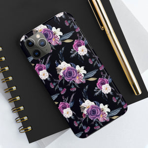 Purple Rose Tough Phone Case, Case-Mate