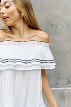 Load image into Gallery viewer, ODDI Full Size Off The Shoulder Ruffle Blouse
