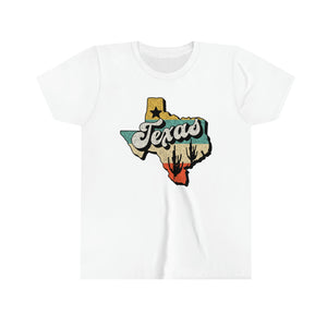 Texas State Retro Youth Girls State T-shirt