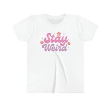 Load image into Gallery viewer, Stay Weird Girls Youth Retro T-shirt
