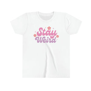 Stay Weird Girls Youth Retro T-shirt