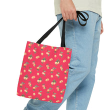 Load image into Gallery viewer, Peaches Dark Pink/Red High Quality Tote Bag
