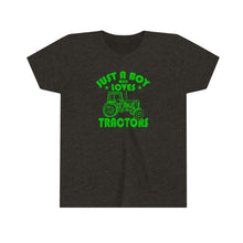 Load image into Gallery viewer, Just A Boy Who Loves Tractors Youth Boys T-shirt
