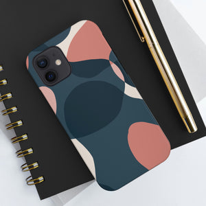 Abstract Pink and Blue Tough Phone Case, Case-Mate