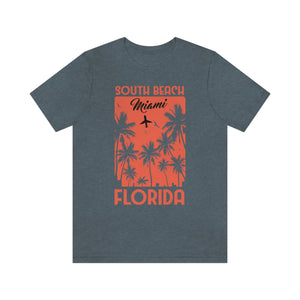 South Beach Miami Men's Short Sleeve Graphic Tee