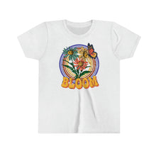 Load image into Gallery viewer, Bloom Flowers Youth Girls Retro T-shirt
