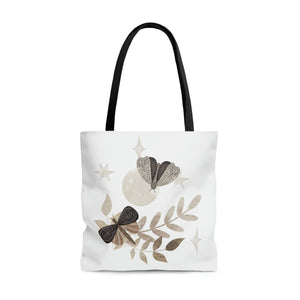 Moths White High Quality Tote Bag