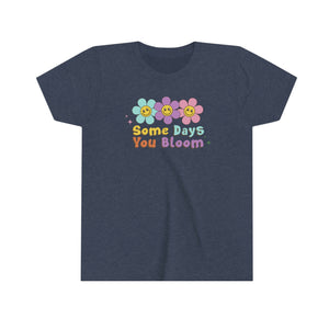 Some Days You Bloom Girls Youth Retro T-shirt