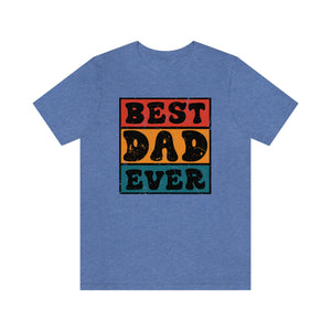 Best Dad Ever Retro Men's Short Sleeve Graphic Tee