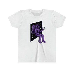 Sitting Astronaut Youth Boys T-shirt