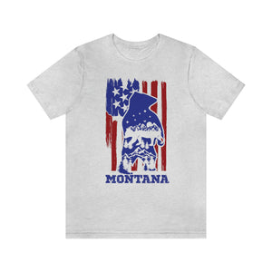 Montana America Bear Men's Short Sleeve Graphic Tee