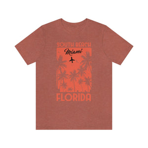 South Beach Miami Men's Short Sleeve Graphic Tee