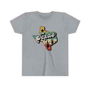 Texas State Retro Youth Girls State T-shirt