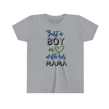 Load image into Gallery viewer, Just A Boy In Love With His Mama Youth Boys T-shirt
