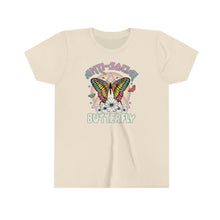 Load image into Gallery viewer, AntiSocial Butterfly Youth Girls Retro T-shirt
