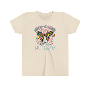 AntiSocial Butterfly Youth Girls Retro T-shirt