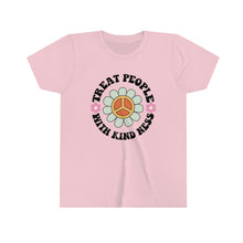 Load image into Gallery viewer, Treat People with Kindness Girls Youth Retro T-shirt
