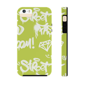 Graffiti Green Tough Phone Case, Case-Mate