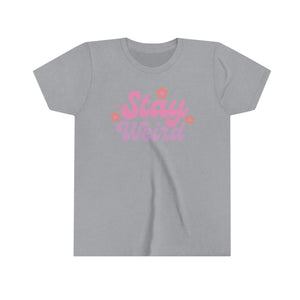 Stay Weird Girls Youth Retro T-shirt