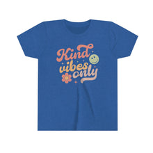 Load image into Gallery viewer, Kind Vibes Only Girls Retro T-shirt
