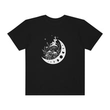 Load image into Gallery viewer, Crescent Moon with Mushroom Fairy Women’s Vintage T-shirt
