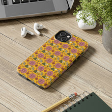 Load image into Gallery viewer, Retro 70&#39;s Mushrooms and Flowers Tough Phone Case, Case-Mate
