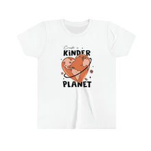 Load image into Gallery viewer, Create a Kinder Planet Pinks Girls Retro T-shirt
