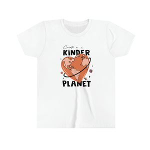 Create a Kinder Planet Pinks Girls Retro T-shirt