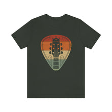 Load image into Gallery viewer, Retro Guitar Pick Men&#39;s Short Sleeve Graphic Tee
