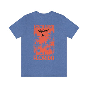 South Beach Miami Men's Short Sleeve Graphic Tee