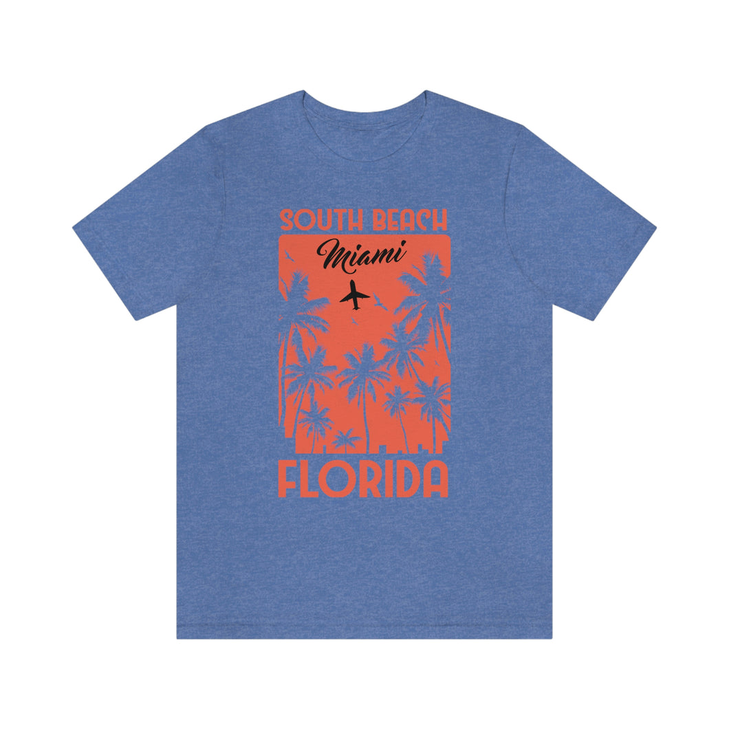 South Beach Miami Men's Short Sleeve Graphic Tee