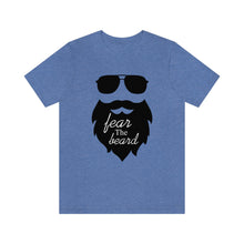 Load image into Gallery viewer, Fear The Beard Men&#39;s Short Sleeve Graphic Tee
