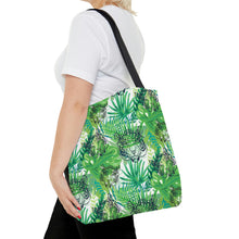 Load image into Gallery viewer, Green Jungle Tiger High Quality Tote Bag
